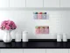 Hanging Metal Organizer / Shelf with Hooks, White