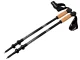 Adjustable Nordic Walking and Trekking Poles, Black