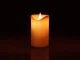 LED Candle with Moving Flame and Wax Effect, 7 cm