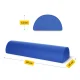 4FIZJO Rehabilitation Half Roller Massage Bolster 60x18x12 cm, Blue
