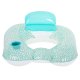BESTWAY 43097 Inflatable Swimming Water Mattress with Bottle Holder, 102x94 cm