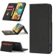Magnet Card Case Wallet Flip Cover for Samsung Galaxy A12 5G, Black