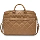 Guess 16\" Laptop Bag Quilted 4G, Brown