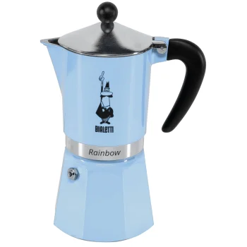 Bialetti Rainbow 6TZ Espresso Maker 270ml Light Blue