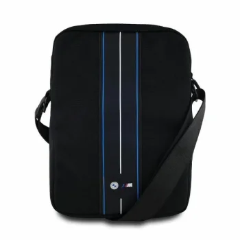 BMW Nylon Blue Stripe 10" Tablet Bag - Black