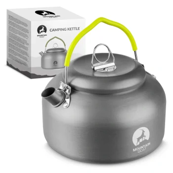 Mountain Goat Camping Kettle 1.4L for Gas Burners and Campfire