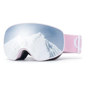 Qunature Children's Ski Goggles (Size M/L), Pink