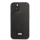 Apple iPhone 13 6.1\" Karl Lagerfeld Saffiano Plaque Case Cover (KLHCP13MSFMP2K), Black