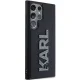 Karl Lagerfeld Samsung Galaxy S23 Ultra Case 3D Rubber Glitter Logo, Black