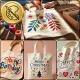 Cotton Shopping Bag for Decorating, 38 x 42 cm