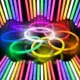 Glow in the Dark Fluorescent Bracelets with Connectors, 100 pcs