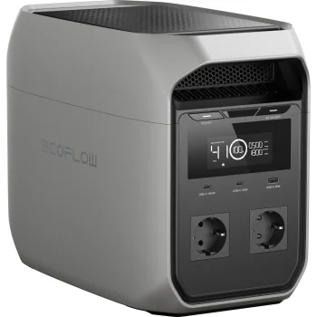 EcoFlow DELTA 3 Classic Portable Power Station 1024Wh 1800W, Gray
