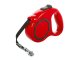 Retractable Dog Leash with Lock 5m Tape for Dogs up to 15kg, Red