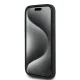 Karl Lagerfeld iPhone 15 Pro Case Diagonal Quilted Script, Black