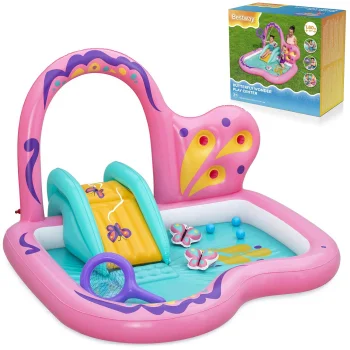 Bestway 53175 Inflatable Kids Playground with Slide 180x180x117 cm
