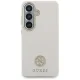 Guess 4G Rhinestone Round Logo MagSafe Case for Samsung Galaxy S26 - Beige