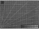 Self-Healing Cutting Mat A2, Double-Sided Modeling Mat, 45 x 60 cm, Black
