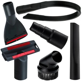 Universal Vacuum Cleaner Nozzle and Brush Set with Adapter, 6 pcs