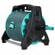 Garden Hose Reel LUARO 30m with Stand and Spray Nozzle Watering Kit