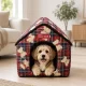 Pet House Bed for Dogs and Cats XL, 32x37x36 cm