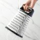 4-Sided Stainless Steel Box Grater for Vegetables and Cheese 22 cm