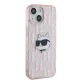 Karl Lagerfeld IML Choupette Head Case for iPhone 15 / 14 / 13, Pink
