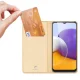 Dux Ducis Skin Pro Bookcase Wallet Case for Samsung Galaxy A22 4G, Gold
