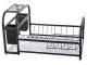 Large Freestanding Dish Drainer Rack, Black