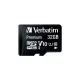Verbatim microSDHC 32GB Class 10 UHS-I Memory Card with Adapter 44083