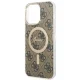 Guess iPhone 14 Pro Max Case 4G MagSafe, Brown