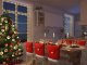 Santa Hat Chair Covers Christmas x6