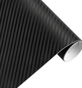 3D Carbon Fiber Vinyl Wrap Self-Adhesive 152x50cm, Matte