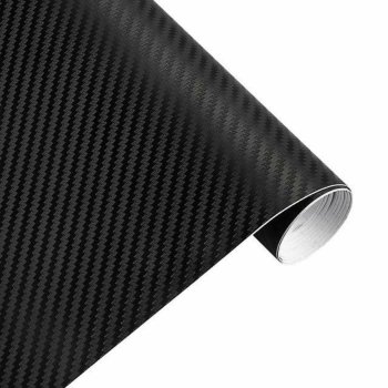 3D Carbon Fiber Vinyl Wrap Self-Adhesive 152x50cm, Matte
