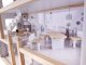 Bērnu spēļu koka leļļu māja ar mēbelēm konstruktors, 80cm | Wooden Play Dollhouse with Furniture