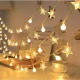 Telcon Star and Globe LED String Lights 1.5m 10 LEDs USB Powered for Balcony, Warm White