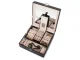 Beautylushh Black Jewelry and Watch Box Organizer