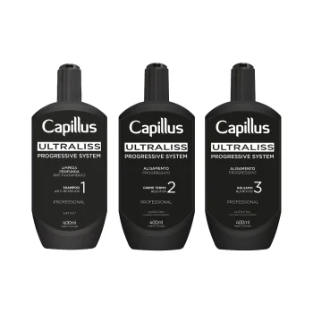 Activeshop Capillus Ultraliss Nanoplastia Hair Straightening Kit, 3x400 ml