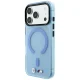 BMW M IML Frosted Metal Logo MagSafe Case for iPhone 17/18 Pro Max - Blue