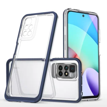 Hybrid Armor Clear 3in1 Case for Xiaomi Redmi 10, Blue