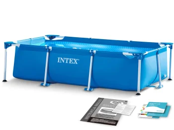 Intex 28272 Rectangular Frame Pool, 300x200x75 cm, Blue