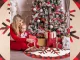 Round Christmas Tree Skirt / Mat, 120 cm