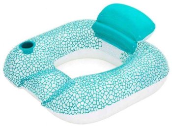 Bestway Inflatable Chair with Backrest 102x94 cm, Turquoise