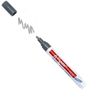 Grout renovation marker gray