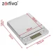 Precision Kitchen Scale Zortiva, 500 g x 0.01 g, LCD, 2 Bowls
