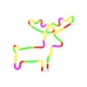Forever Light LED Neon Moose, Multicolor, USB / Battery
