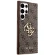 Guess 4G Big Metal Logo Case for Samsung Galaxy S24 Ultra Brown