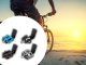 Strong metal wall bike holder up to 30 kg, black
