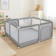 Baby Playpen 150x180 cm Large Play Yard for Toddlers Safe Activity Center