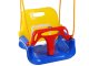 3 in 1 Kids Garden Swing Adjustable Seat with Backrest for Toddlers, blue