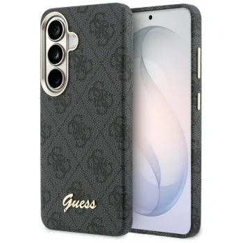 Guess 4G Script MagSafe Case for Samsung Galaxy S26 - Black